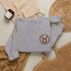 Taurus Zodiac Crewneck Sweatshirt — Bull Constellation Graphic