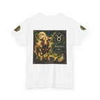 Taurus Zodiac T‑Shirt — Bull Astrology Graphic Tee (Taurus Symbol & Moon Design)