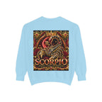 Scorpio Zodiac Sweatshirt — Regal Gold Scorpion Astrological Crewneck