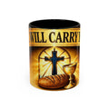 Religious Communion Mug — 'I Will Carry You' Coffee Cup (11oz/15oz)