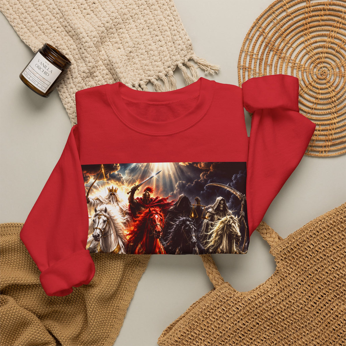 Revelation 6 Four Horsemen Crewneck Sweatshirt