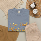 I Am God’s Masterpiece T-Shirt — Gold Script Faith Tee (Psalms 139:14)