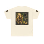 Taurus Zodiac T‑Shirt — Bull Astrology Graphic Tee (Taurus Symbol & Moon Design)