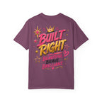 Christian Inspirational T-Shirt — "She Is Built Different / Built Right"