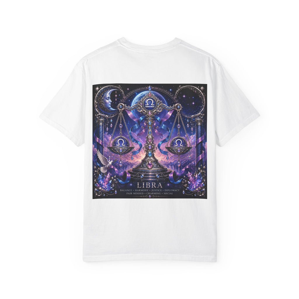 Libra Scales Zodiac T-Shirt — Astrology Graphic Tee