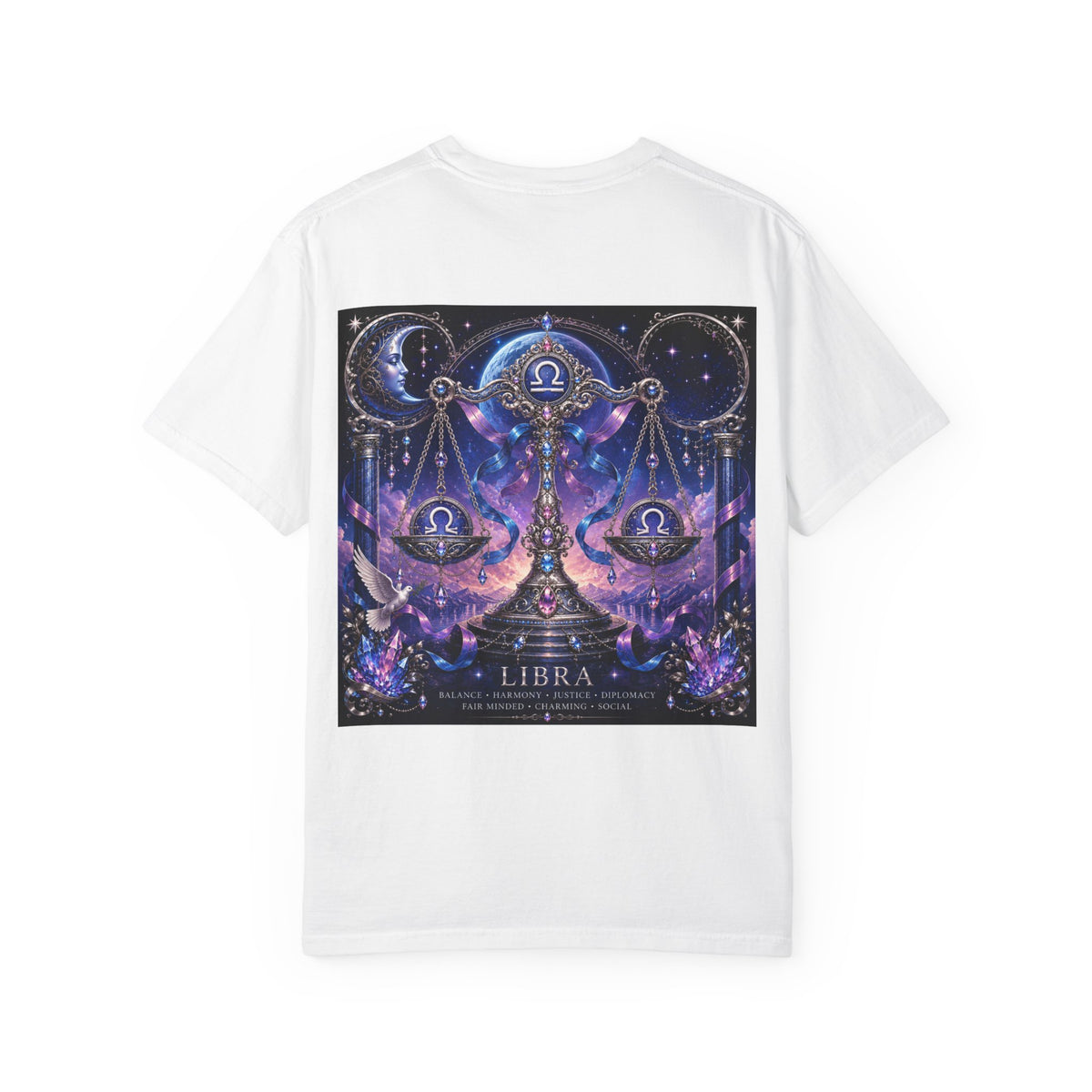 Libra Scales Zodiac T-Shirt — Astrology Graphic Tee