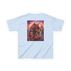 Kids Brown Unicorn Tee — Rainbow Fantasy Magical Horse Shirt