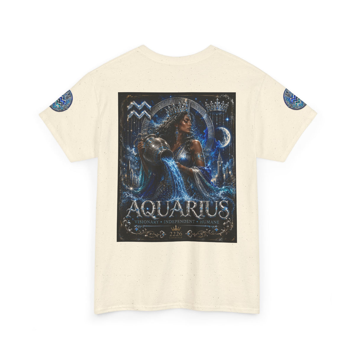Aquarius Zodiac T-Shirt — Water Bearer Astrology Tee