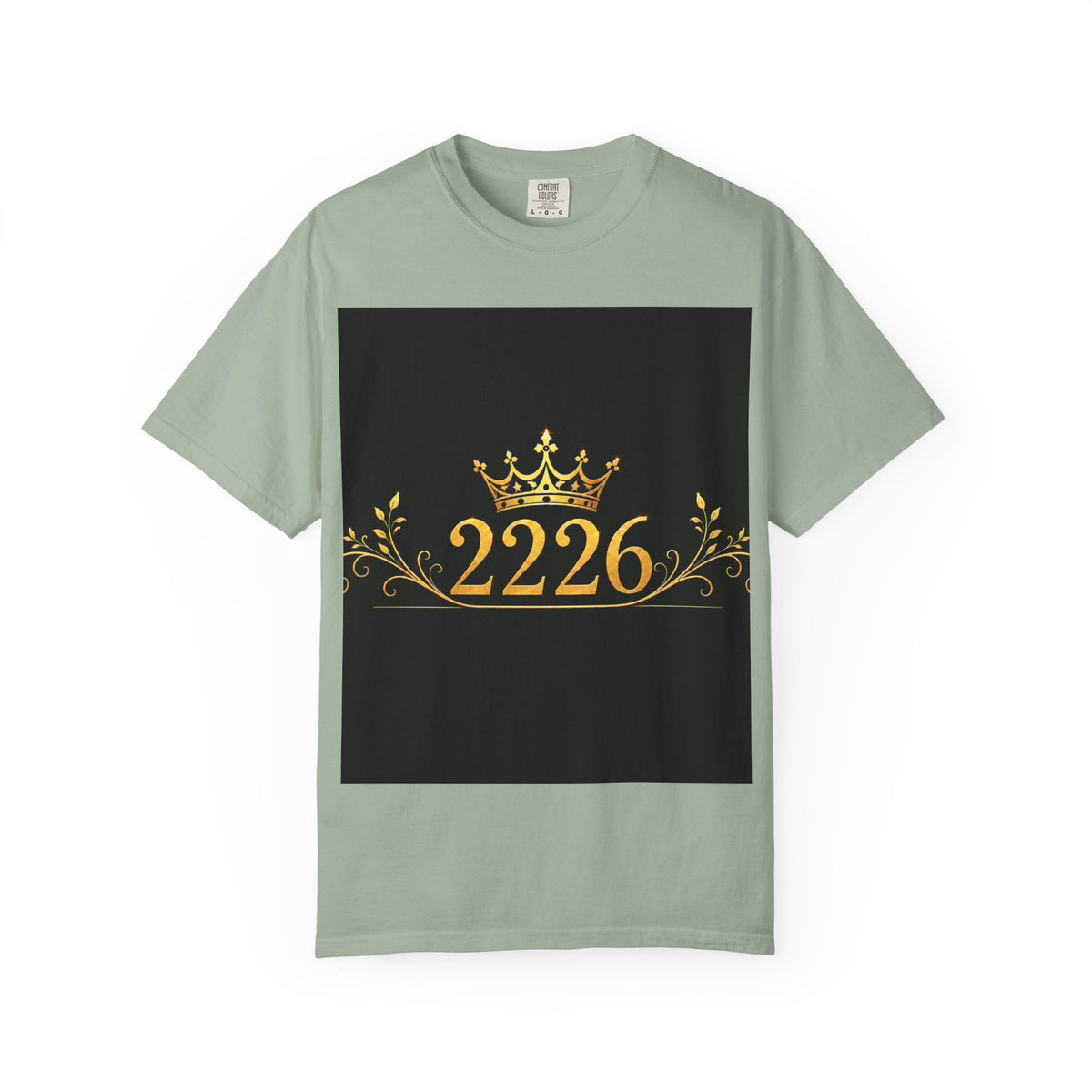 Lion Crest T-Shirt — Golden Crown 2226 Design