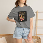 Christian Faith T-Shirt — "She Is Built Different" Floral Cross Tee