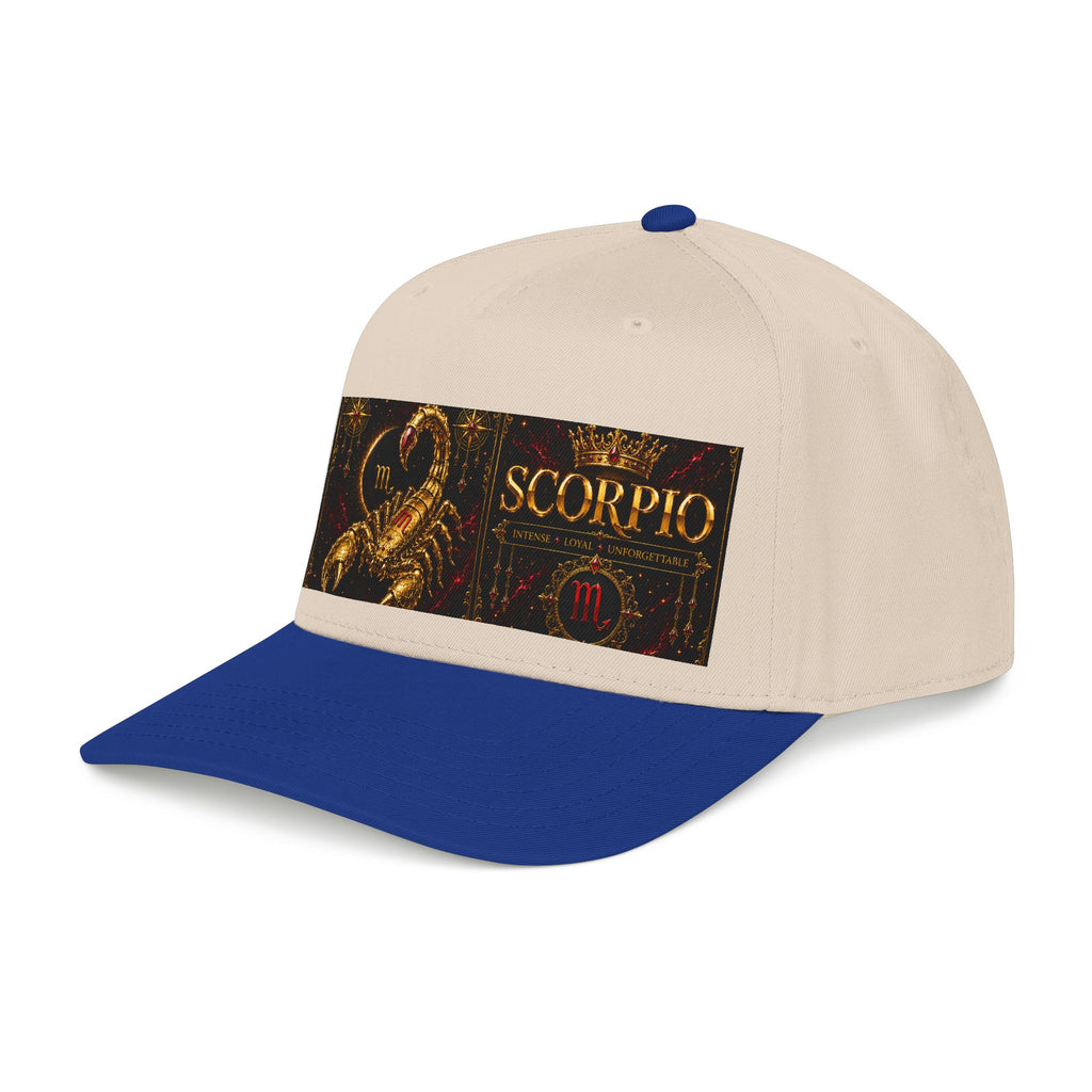 Scorpio Zodiac Baseball Cap — Golden Scorpion Astrology Hat