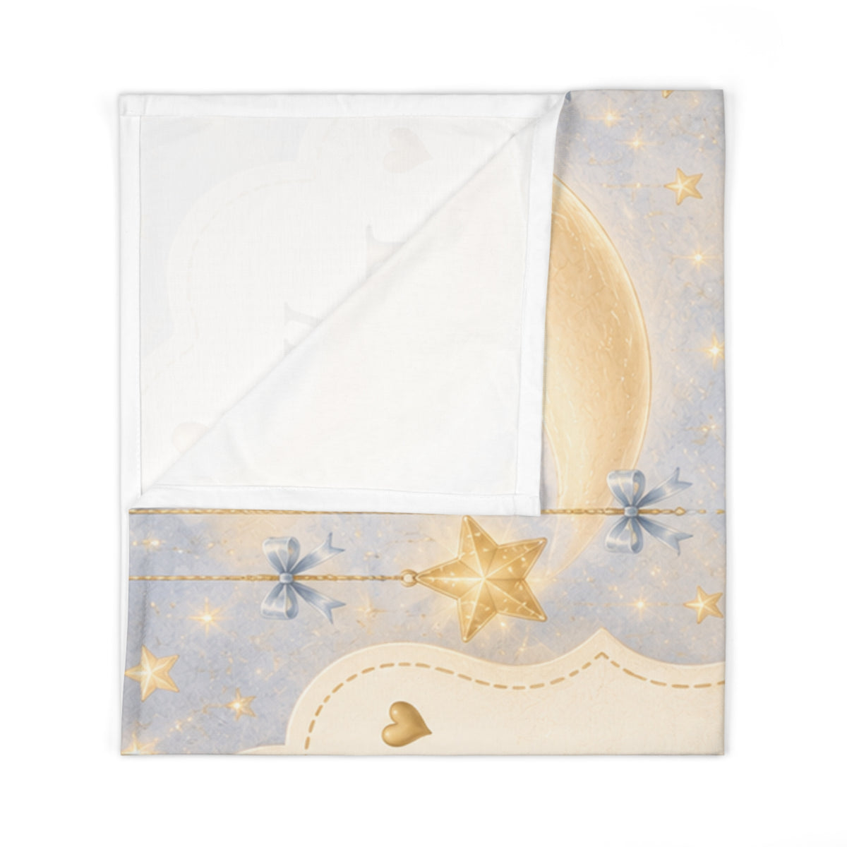 Swaddle Blanket — "Welcome Home Baby Arrived, Something from Heaven" Newborn Cozy Nursery Gift