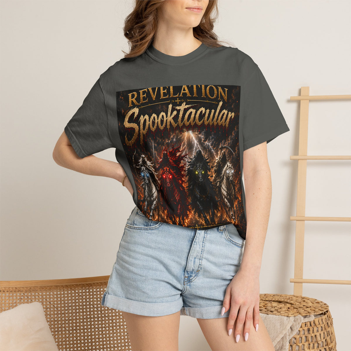 Revelation Spooktacular T-Shirt — Four Horsemen Graphic Tee (Revelation 6)