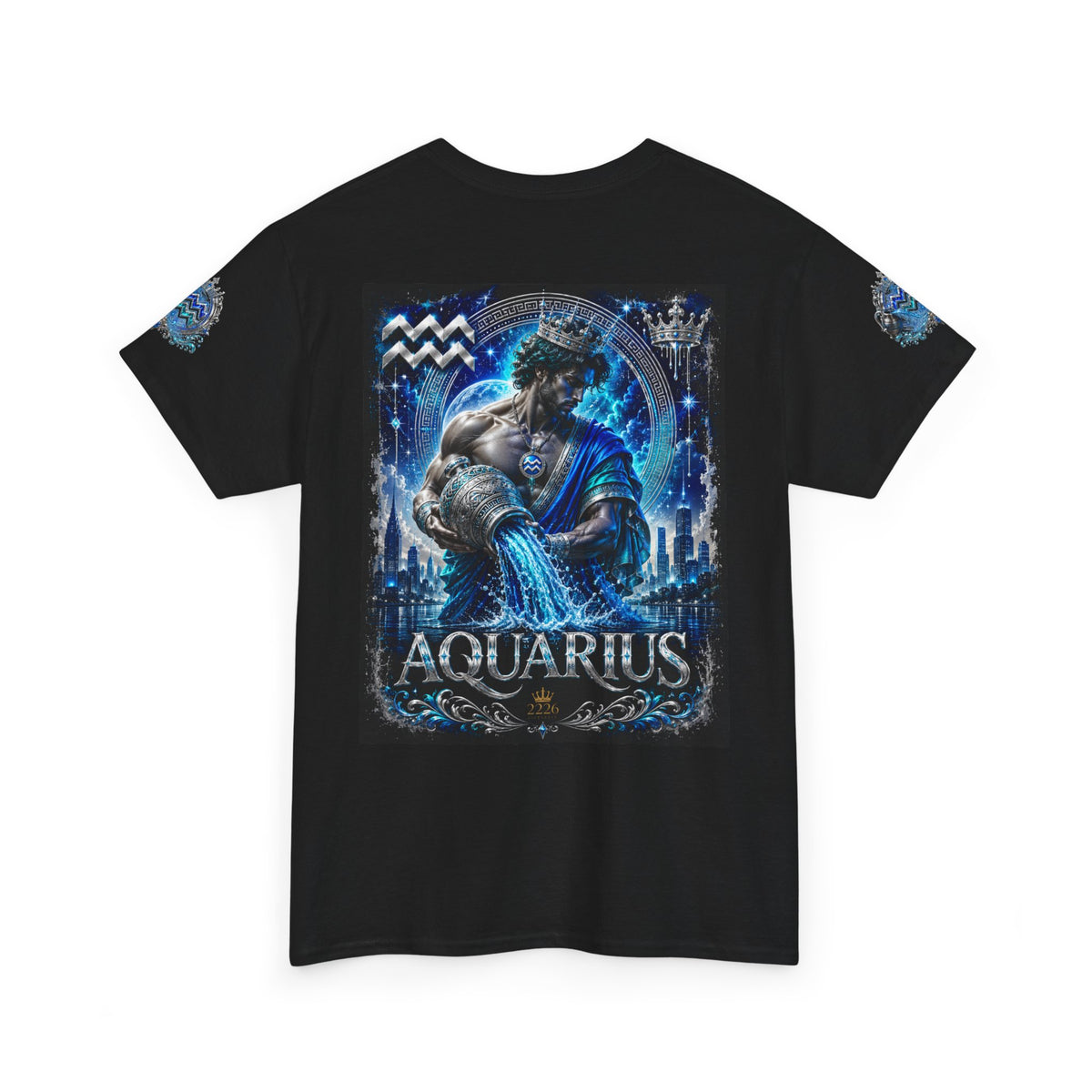 Aquarius Zodiac T-Shirt — Water Bearer Astrology Tee