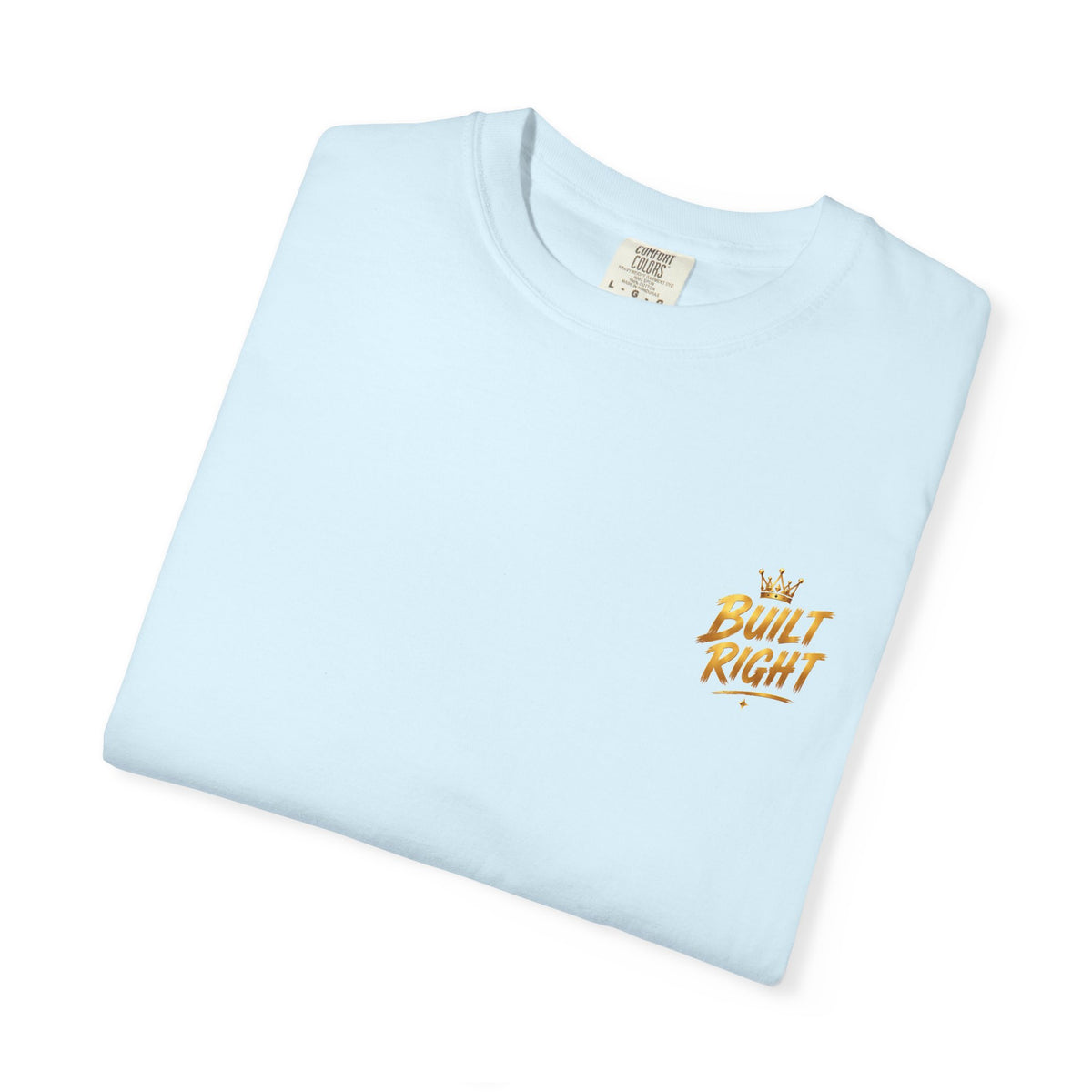 Walking with the King T-Shirt — Built Right Lion Christian Faith Tee