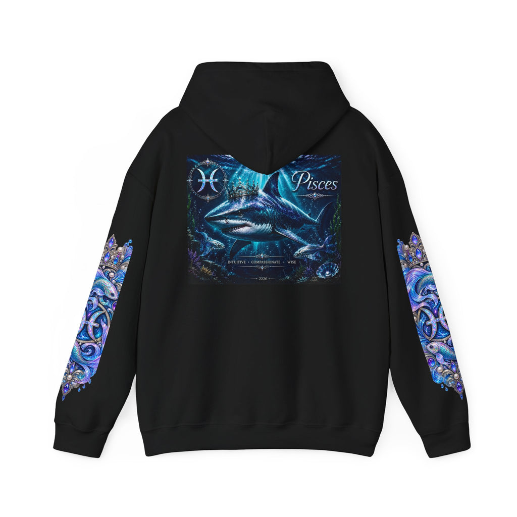 Pisces Hoodie - Astrological Pisces Fish Zodiac Graphic Sweatshirt