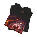 The Scarlet Beast T‑Shirt — Fiery Dragon Graphic Tee