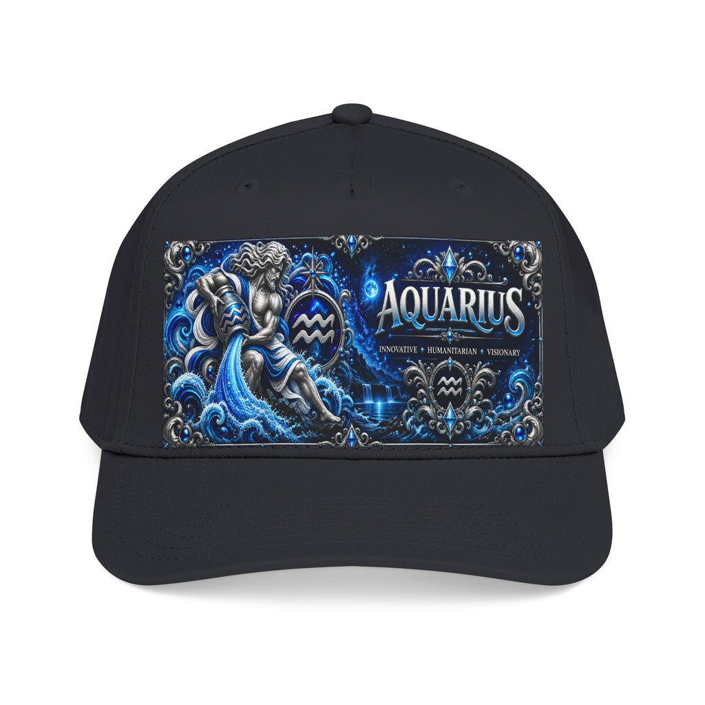 Aquarius Zodiac Baseball Cap — Water Bearer Astrology Hat