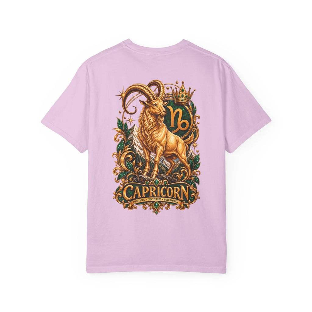 Capricorn Zodiac T-Shirt — Golden Goat Astrology Tee