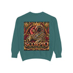 Scorpio Zodiac Sweatshirt — Regal Gold Scorpion Astrological Crewneck