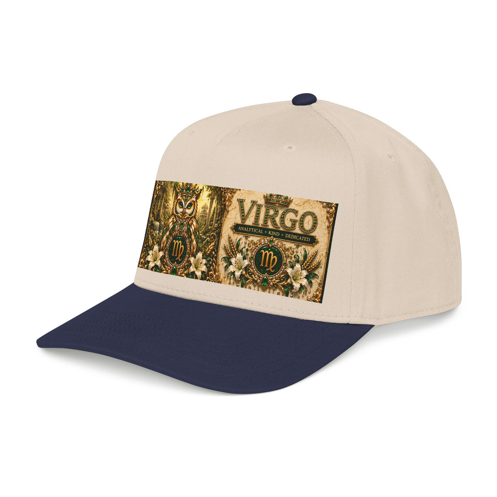 Virgo Zodiac Owl Baseball Cap — Virgo Traits Graphic Hat