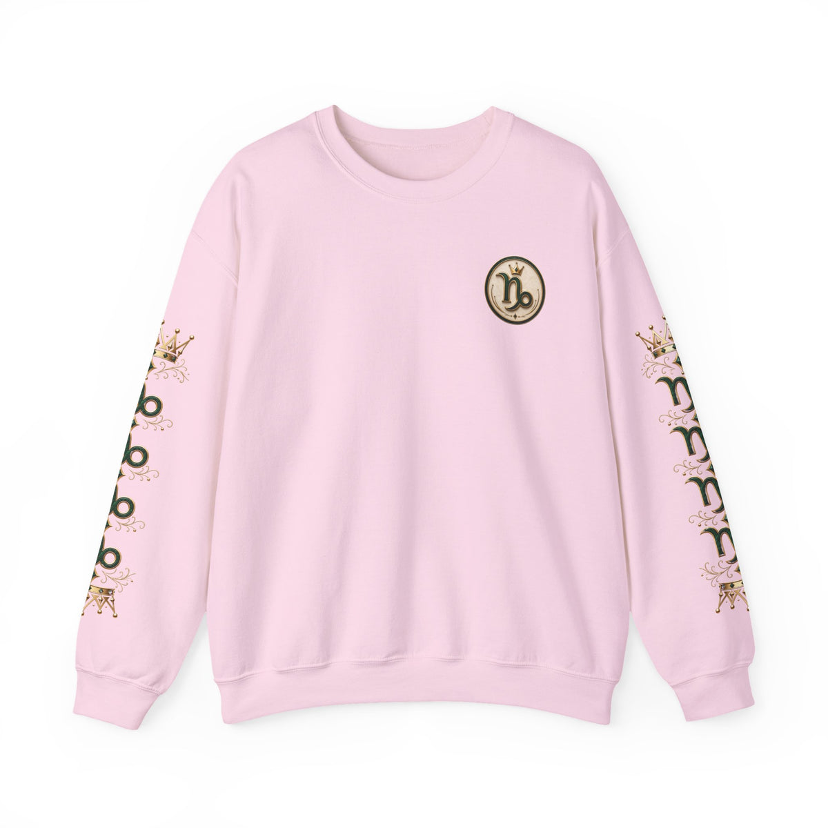 Capricorn Zodiac Crewneck Sweatshirt — Goat Astrology Graphic Pullover