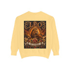 Leo Zodiac Lion Sweatshirt — Regal Astrology Graphic Crewneck