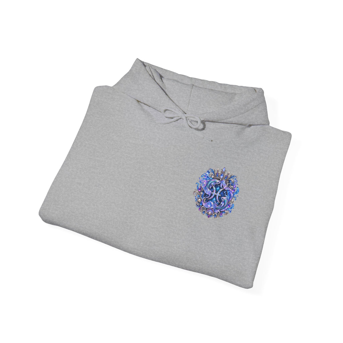 Pisces Mermaid Hoodie — Zodiac Ocean Art Pullover