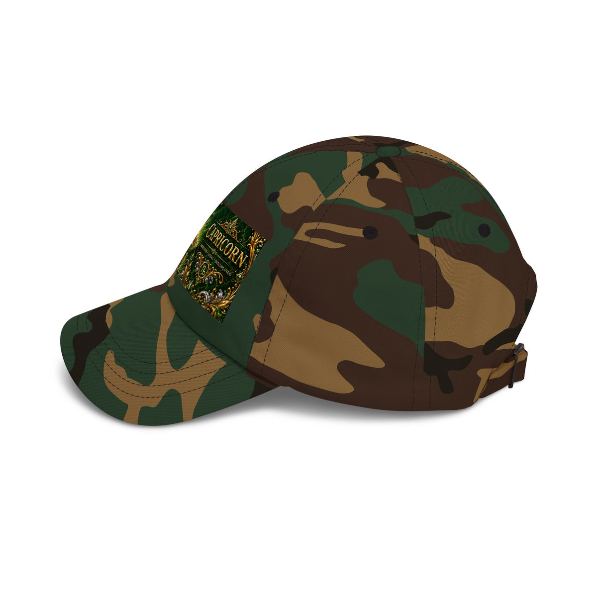 Capricorn Dad Hat — Zodiac Capricorn Goat Embroidered Baseball Cap