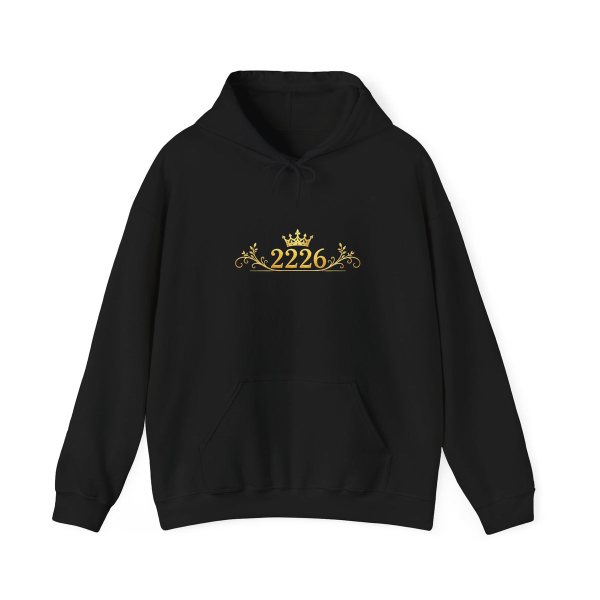Gold Crown '2226' Hoodie - Royal Anniversary Sweatshirt