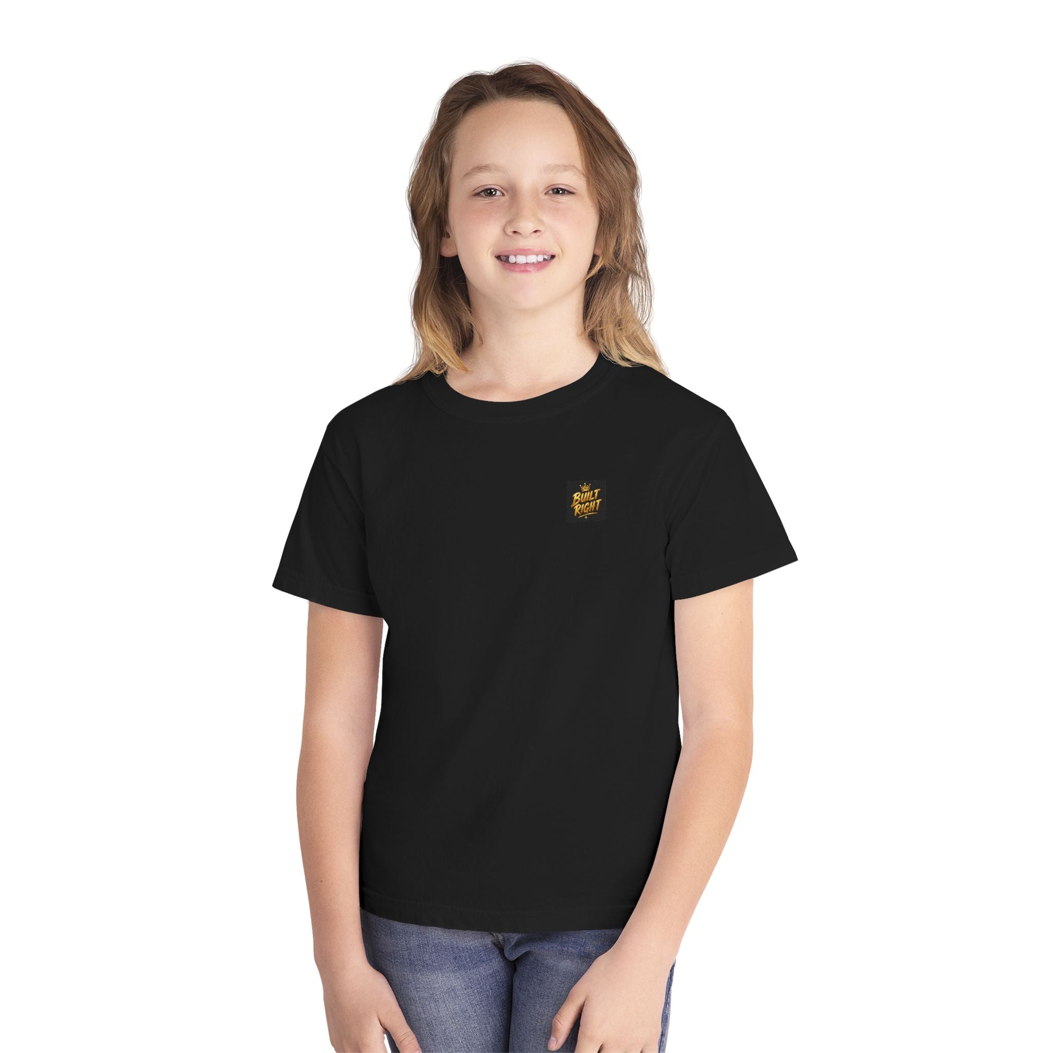 Youth Tee — "Built Right" Inspirational Graphic Tee (Beautiful Brave Brilliant)