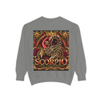Scorpio Zodiac Sweatshirt — Regal Gold Scorpion Astrological Crewneck