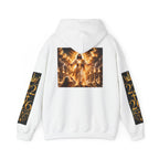 Revelation Chapter 1 Hoodie – Gold Biblical Angel Graphic Sweatshirt