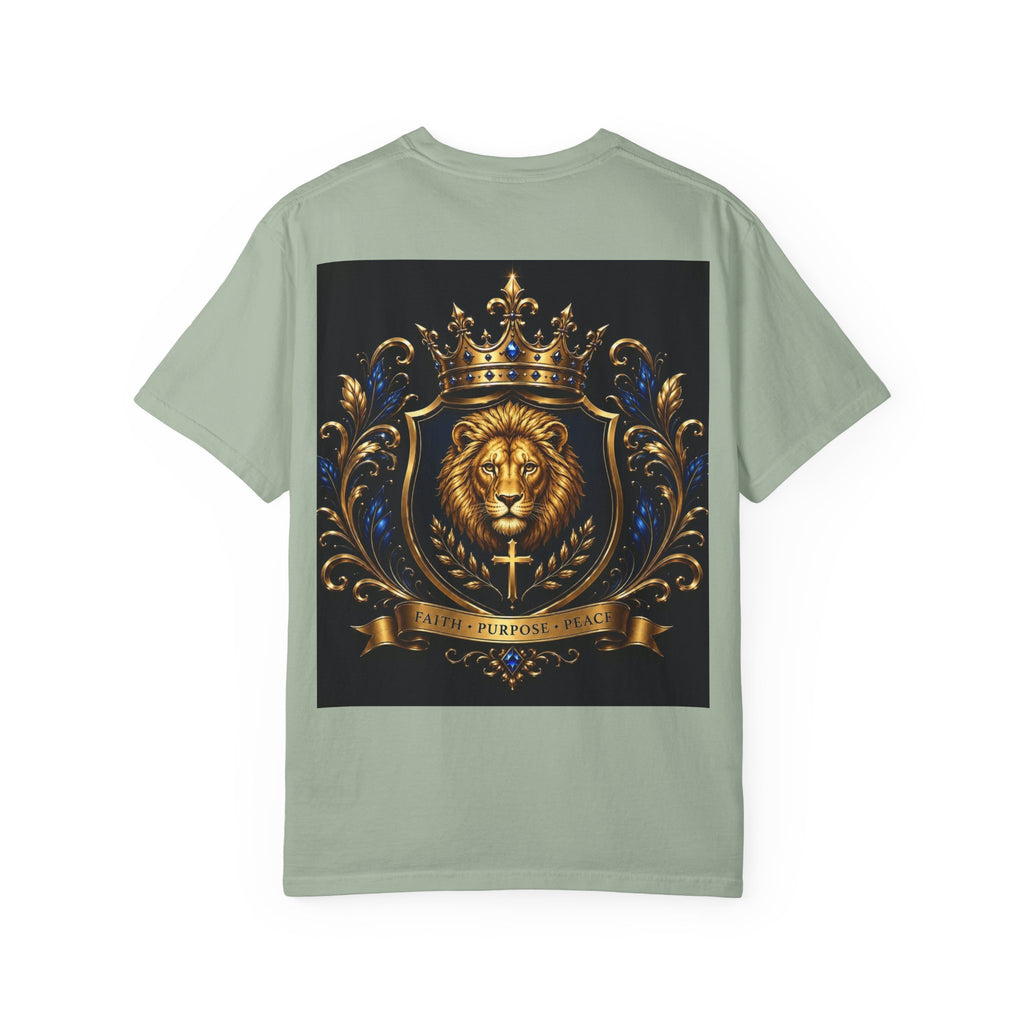 Lion Crest T-Shirt — Golden Crown 2226 Design