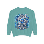 Pisces Zodiac Sweatshirt – Artistic Koi Fish Horoscope Pullover