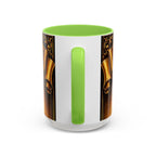 Peace Be Still Christian Coffee Mug — Communion Bread & Chalice Design