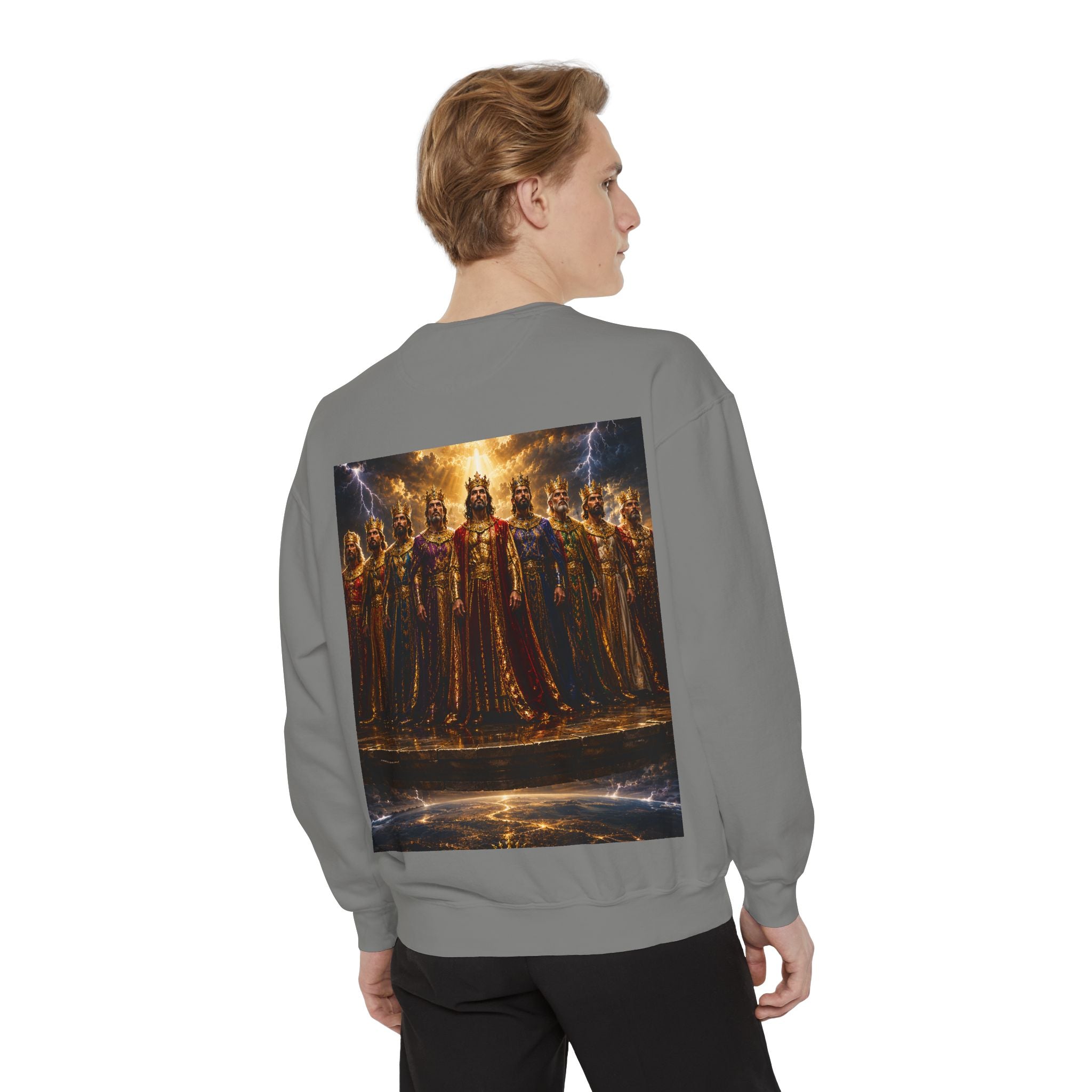 The Kings of the Earth Sweatshirt — Royal Christian Statement Pullover