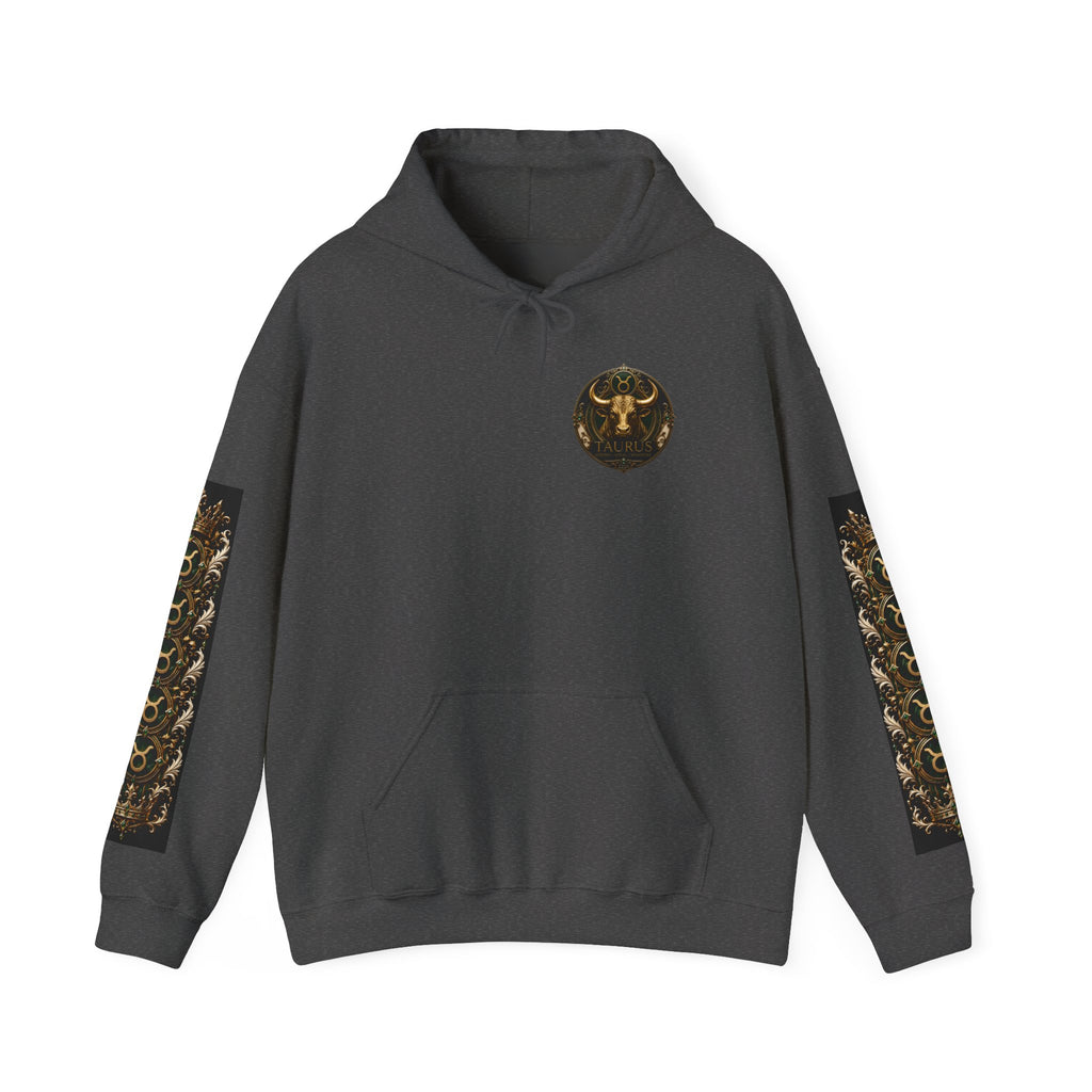 Taurus Zodiac Hoodie — Bull Constellation Graphic Hooded Sweatshirt