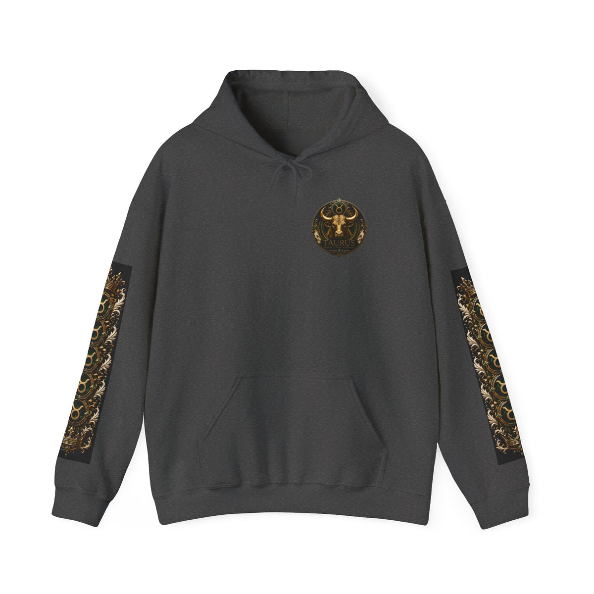 Taurus Zodiac Hoodie — Bull Constellation Graphic Hooded Sweatshirt
