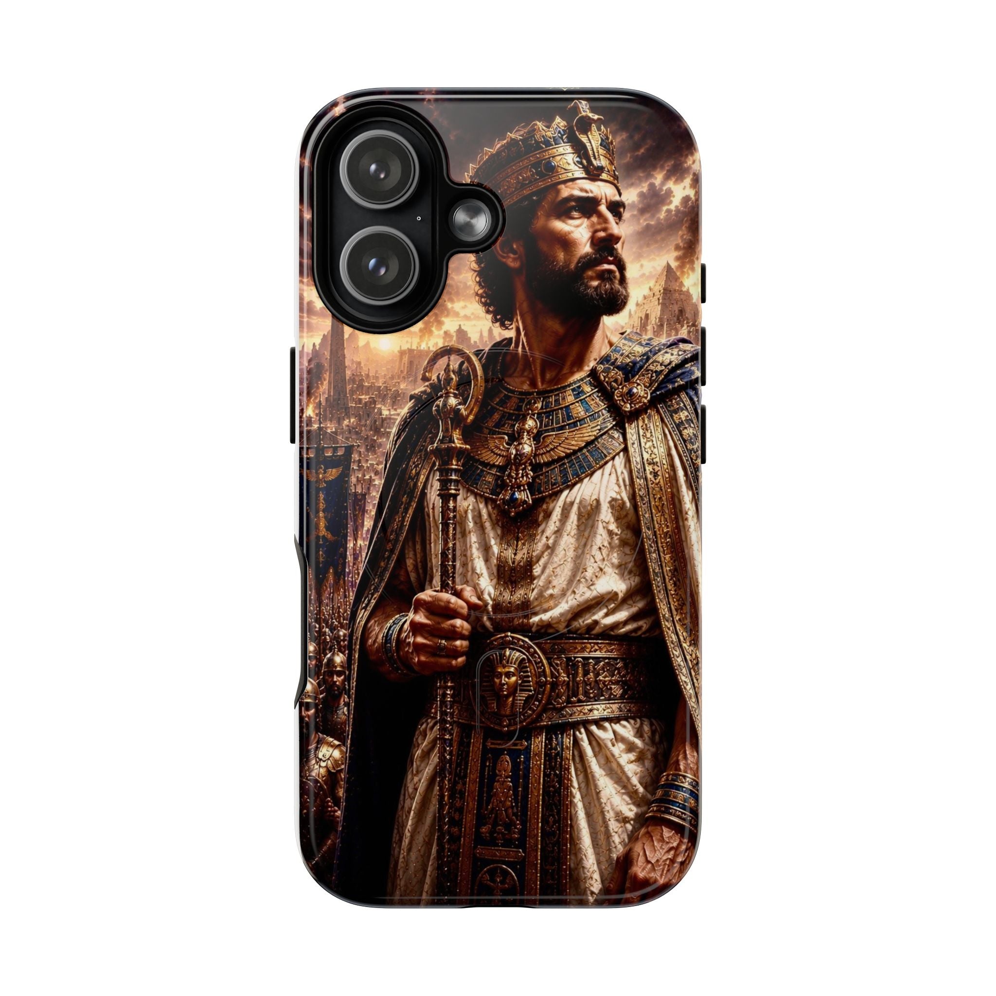 King Warrior Phone Case — Epic Medieval Armor Magnetic Tough Case