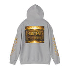 Harvest of the Earth Hoodie — Gold Crest Back Print with 2•26 Sleeve Design