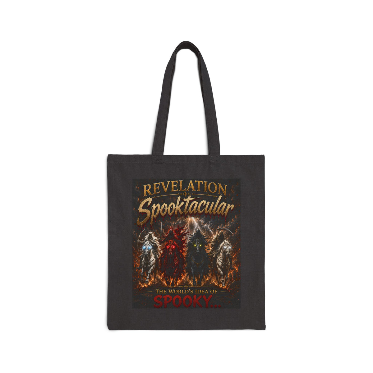 Revelation Spooktacular Halloween Canvas Tote Bag