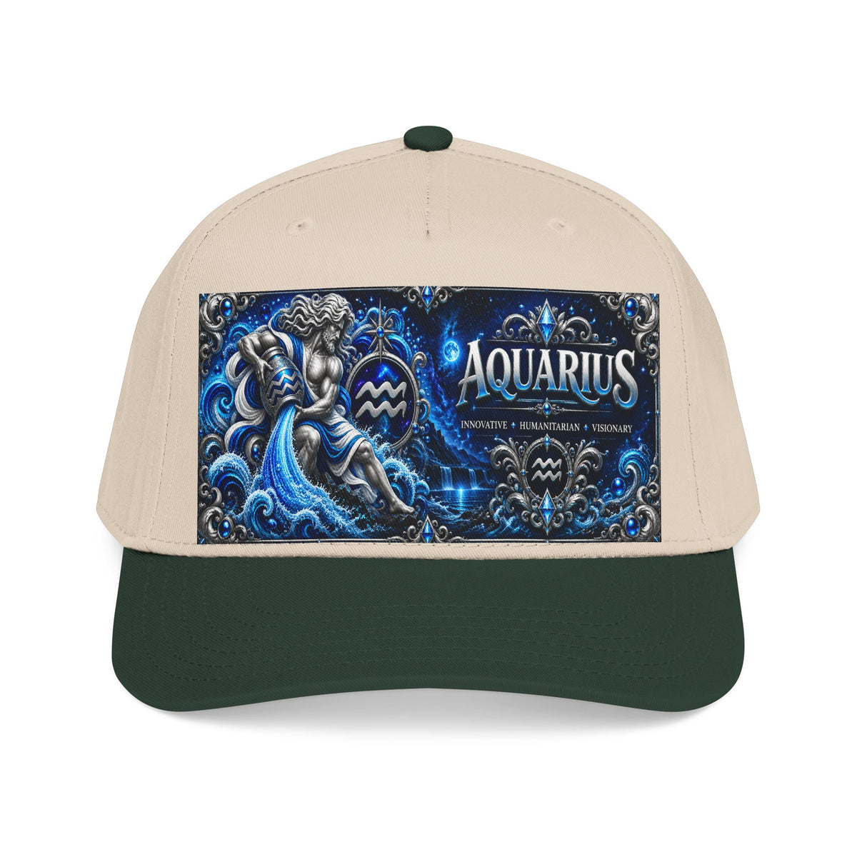 Aquarius Zodiac Baseball Cap — Water Bearer Astrology Hat