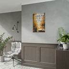 Rolled Poster – "Walk in Peace Not Pressure" Inspirational Christian Wall Art