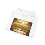 Religious Hoodie - "The Lamb on Mount Zion" Gold Faith Sweatshirt