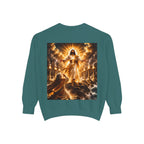 Revelation Chapter 1 Sweatshirt — Golden Christ Return Religious Crewneck