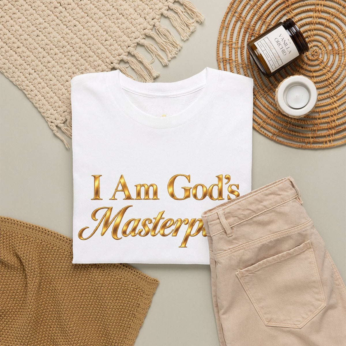 I Am God's Masterpiece Tee — Psalm 139:14 Christian Faith T-Shirt