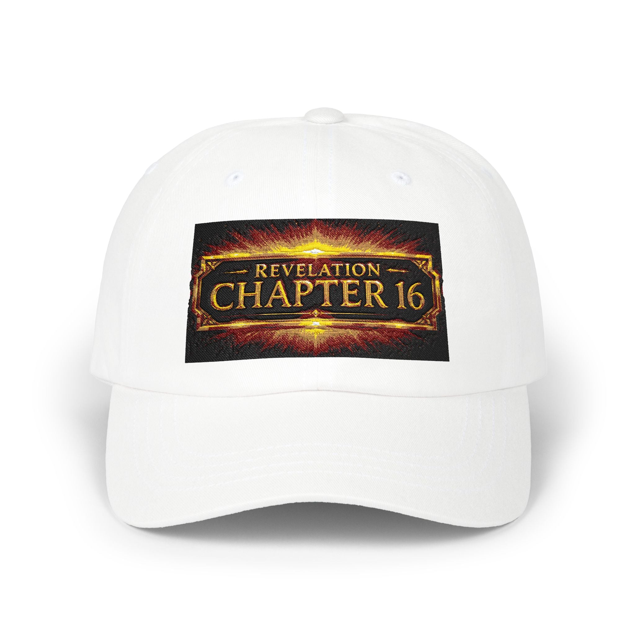 Revelation Chapter 16 Embroidered Dad Cap