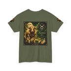Taurus Zodiac T‑Shirt — Bull Astrology Graphic Tee (Taurus Symbol & Moon Design)