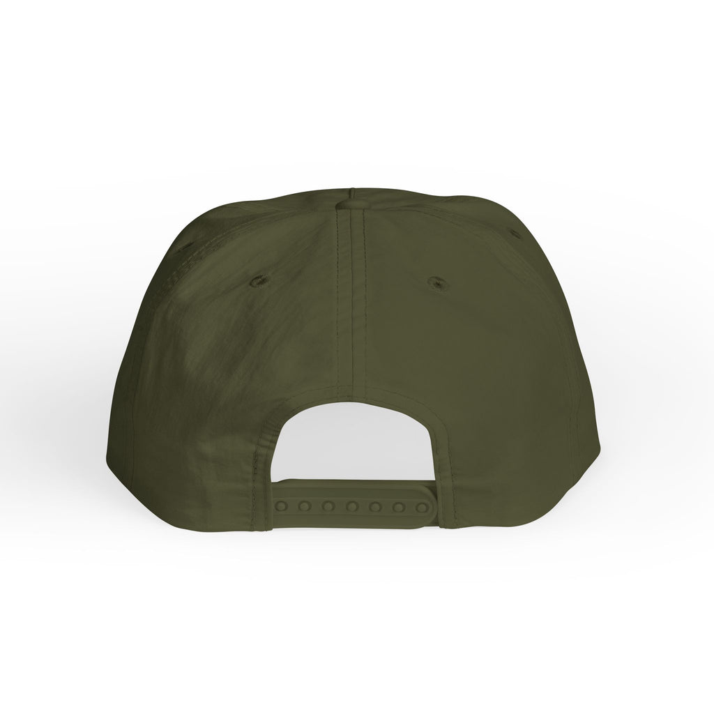 Surf Cap - Minimal Gold Wave Embroidered Patch Hat